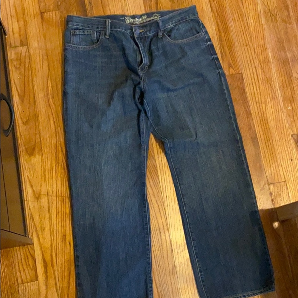 Old navy straight denim jeans 36x32